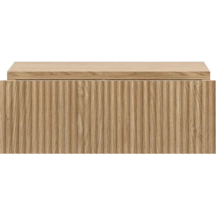 Selsey 'Nolie' Nachtkonsole mit Schublade, Eichenholzoptik, ca. 17 x 50 x 32 cm – Bild 4