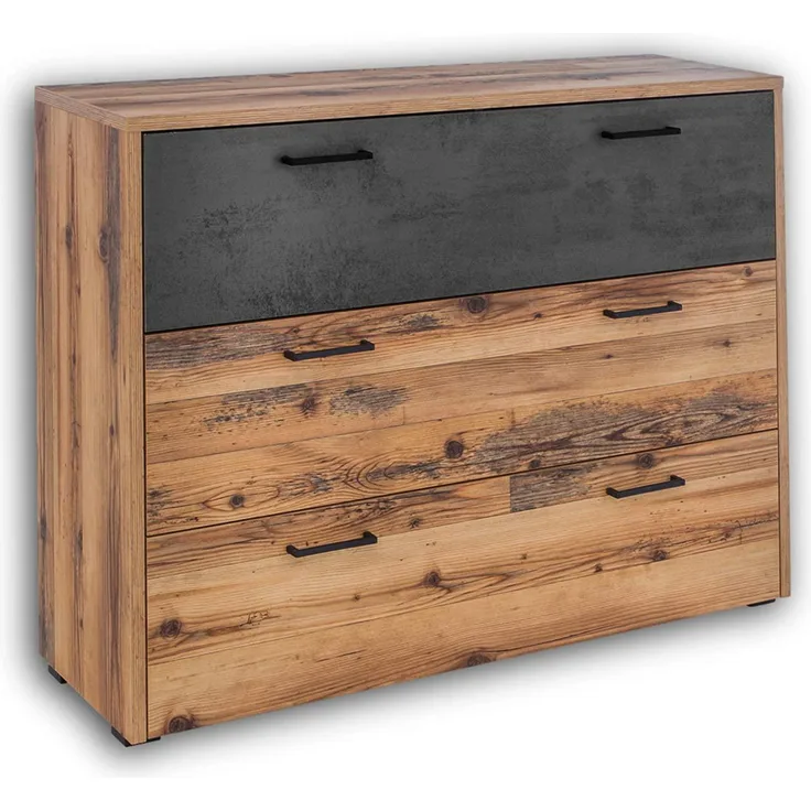 Sideboard ALICANTE Schlafzimmer 120 cm braun grau