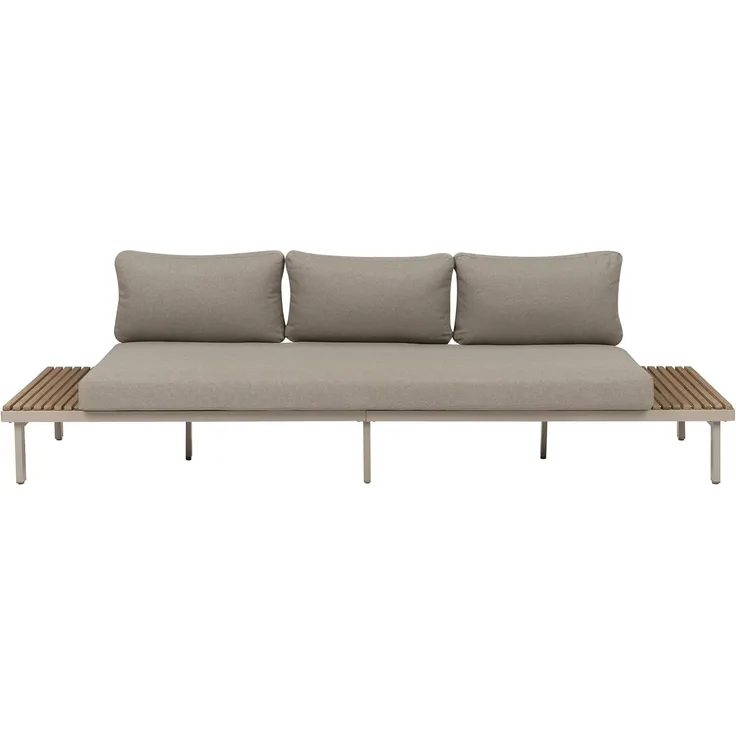 Gartensofa 3-Sitzer FIVIZZANO Akazienholz Beige