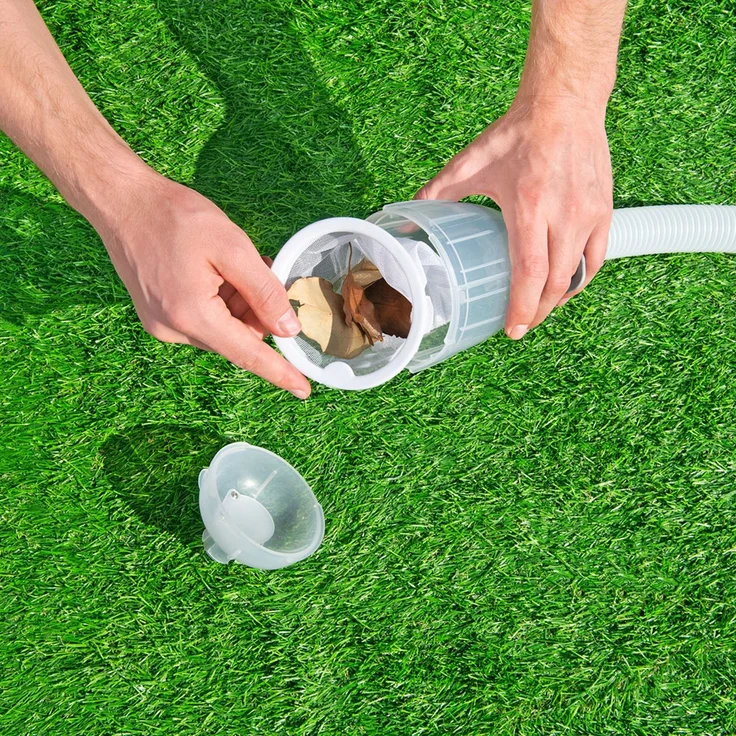 Poolpflege Basis-Set AquaClean™ mit pumpenbetriebenem Poolsauger & Kescher für Poolgrößen bis 610 cm – Bild 12