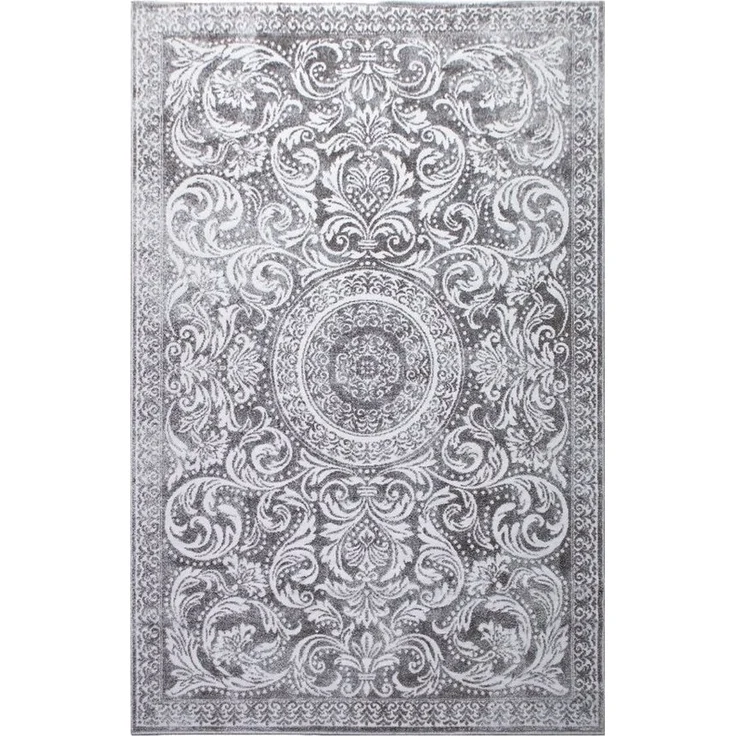 oKu-Tex Teppich Victoria Wohnzimmerteppich 3-D Effekt, Orientalisches Muster, Teppich Kurzflor, Medallion, weicher Flor, pflegeleicht – Bild 3