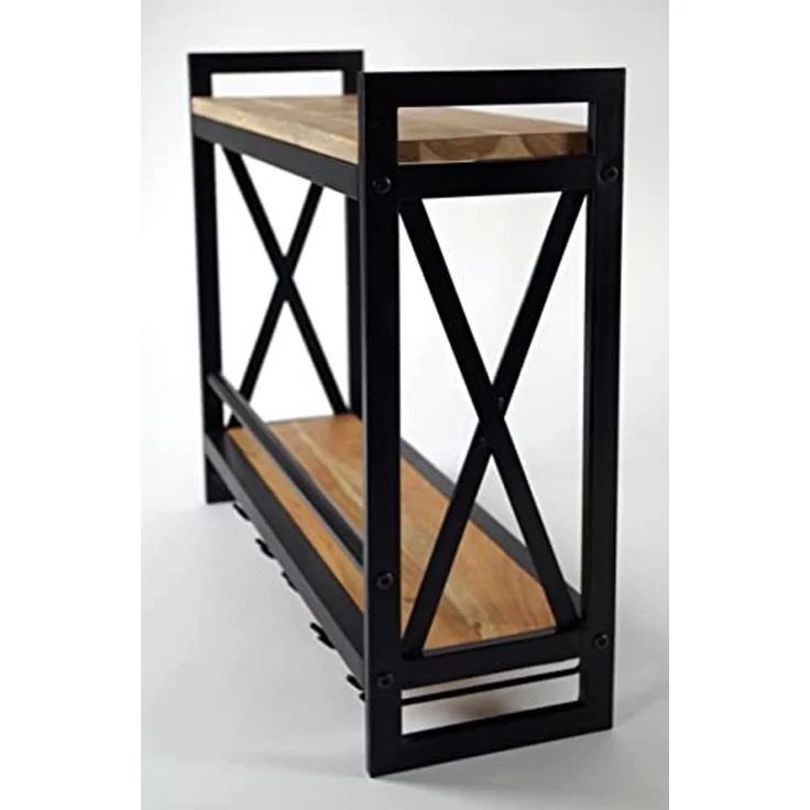 Kobolo Regal Wandregal ACOLON aus Metall und Mangoholz – Bild 5