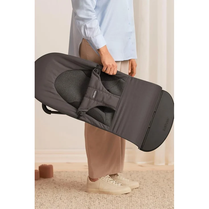 BabyBjörn 'Balance Soft Jersey' Wippe, gewebt dunkelgrau, 56 x 39 x 79 cm – Bild 7