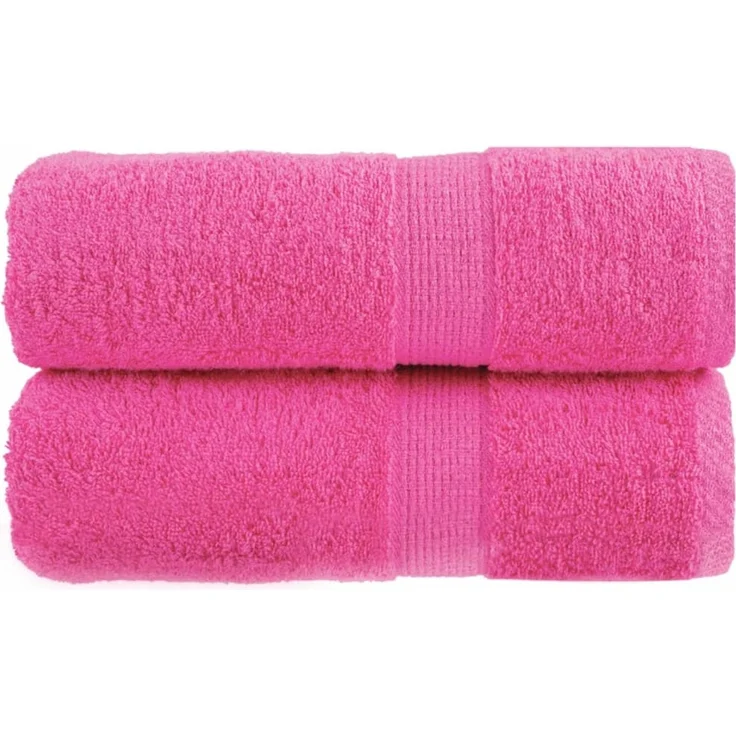 vidaXL Premium Waschhandtücher SOLUND 2 Stück Rosa 30x30 cm 600 g/m² 137515 – Bild 1