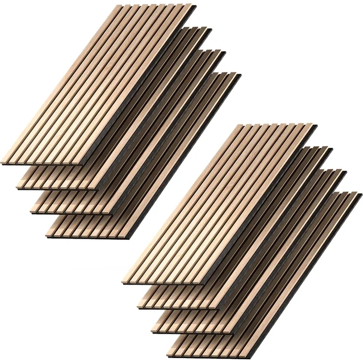 Wandpaneele Akustikpaneel Eiche 8 Stück Vicco