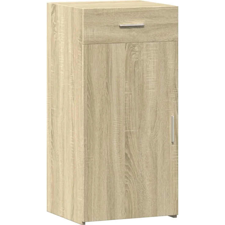 vidaXL Sideboard Sonoma-Eiche 45x42,5x93 cm Holzwerkstoff 846287 – Bild 2