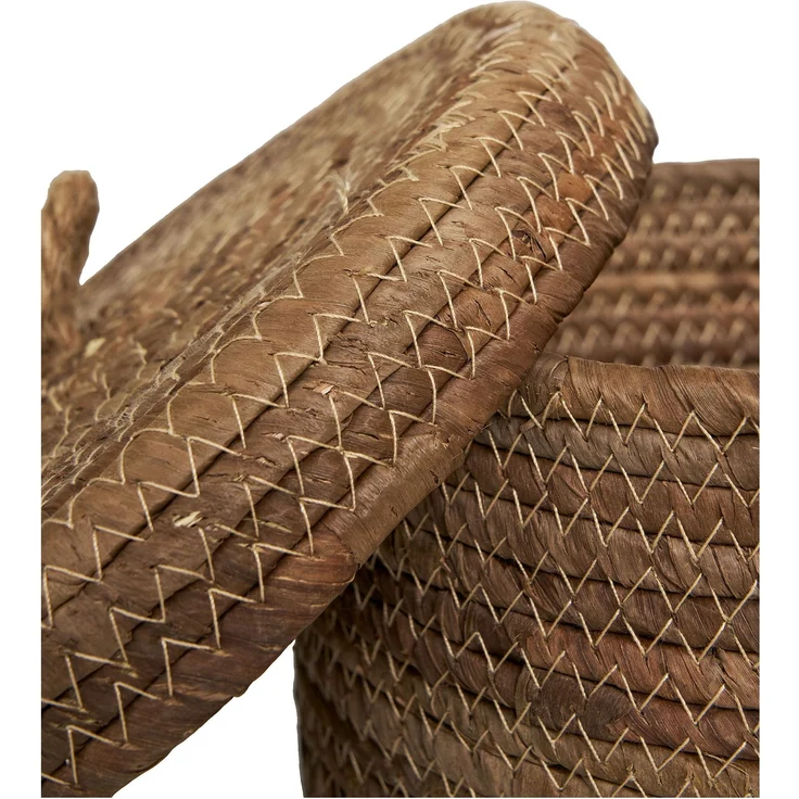 House Nordic Körbe, Bananenblatt, natur, 2er-Set – Bild 5