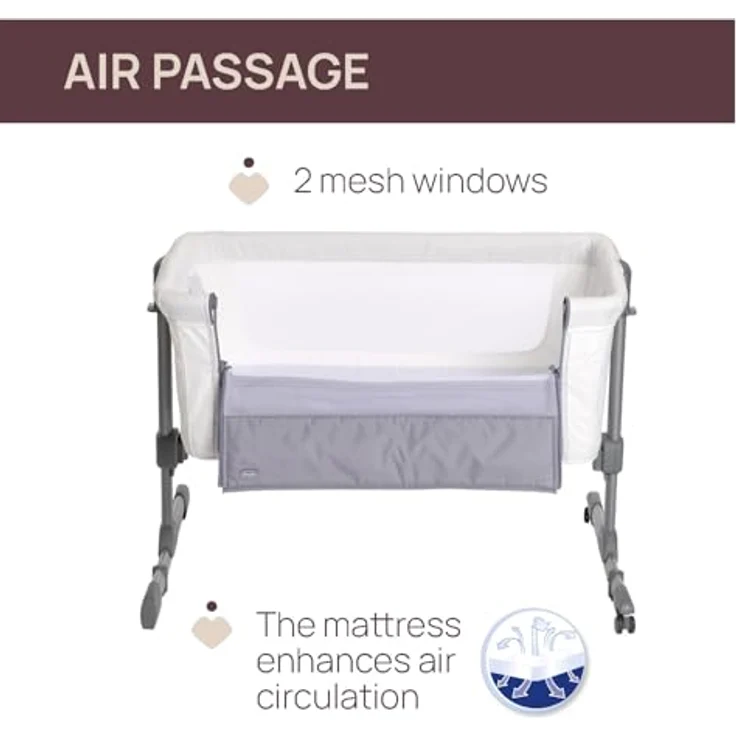 Chicco Next2Me Essential Co-Sleeper - Cloud Weiß – Bild 7