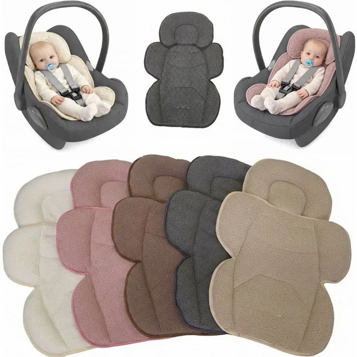 Primawela Sitzverkleinerer -Bouclé -Einlage Einsatz Sitzauflage Baby Kind für Auto Babyschale