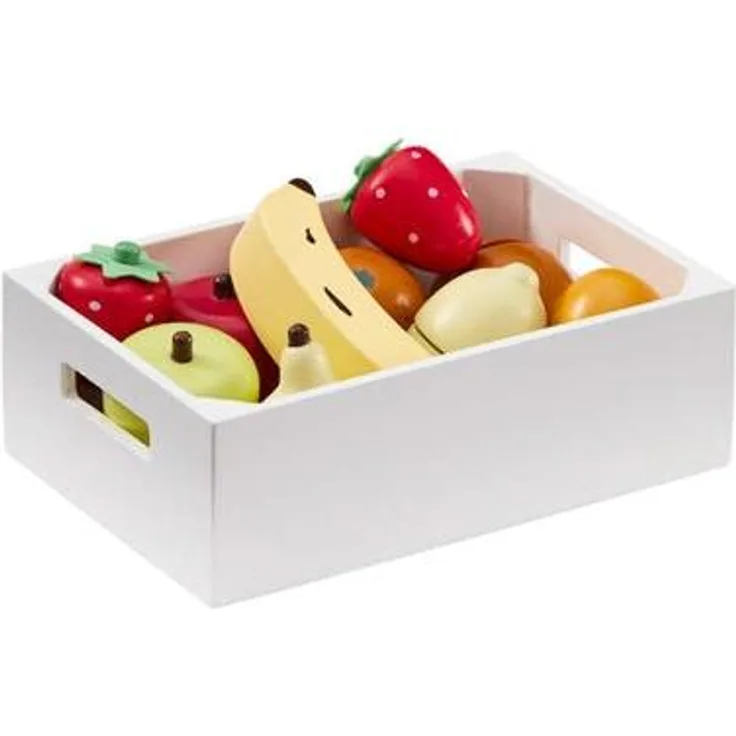Obstkiste mit Obst aus Holz | Kid's Concept