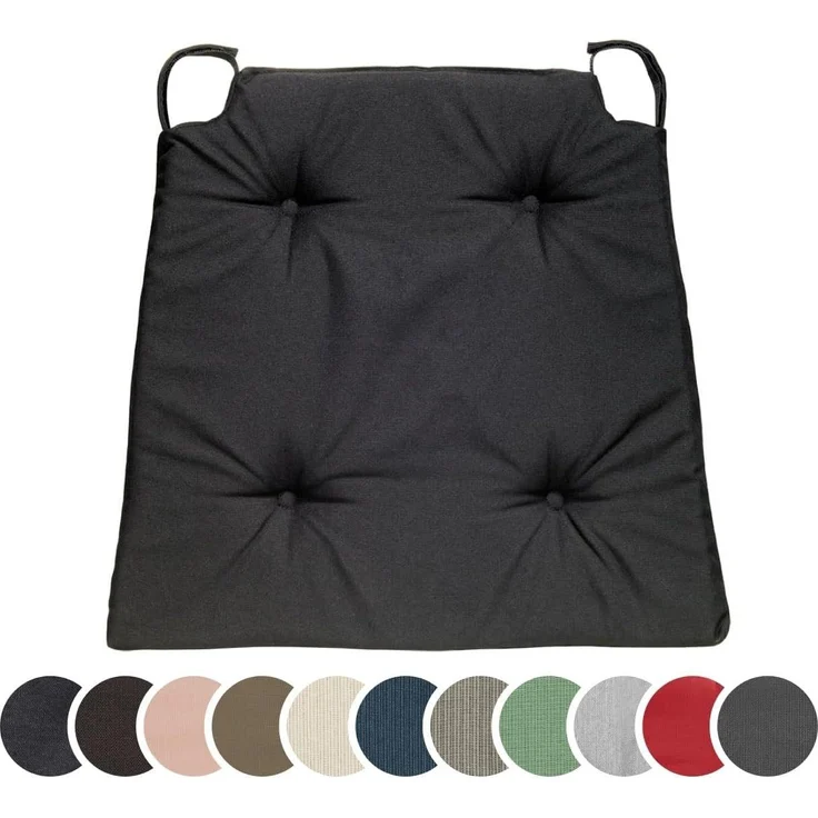 sleepling Stuhlkissen Sitzkissen, für Indoor und Outdoor, mit Klettverschluss, langlebig und abriebfest – Bild 1