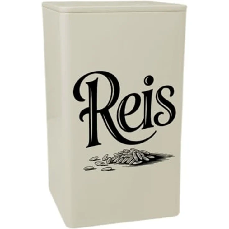 speecheese Aufbewahrungsdose Reis Vintage VorratsDose 900ml – Bild 1