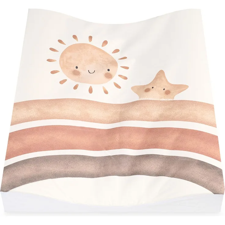 Julius Zöllner Wickelmulde Wickelauflage Wave Folie Sunrise 50x65 cm