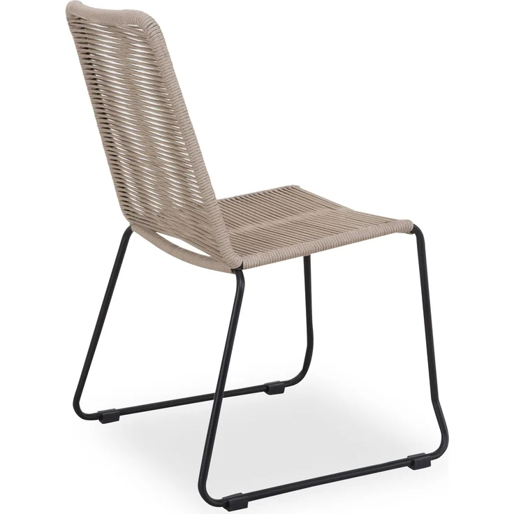 Gartenstuhl SANSIBAR NORDEROOG BHT 67x102x61 cm beige Stapelstuhl Klappstuhl – Bild 3