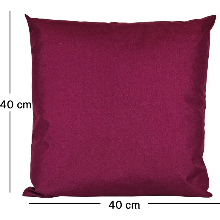 JACK Kissenbezüge 2er Set 40x40cm Outdoor Wasserfest, (2 Stück), 2x Kissenhülle, strapazierfähig, wasserabweisend, Innen & Außen – Bild 3