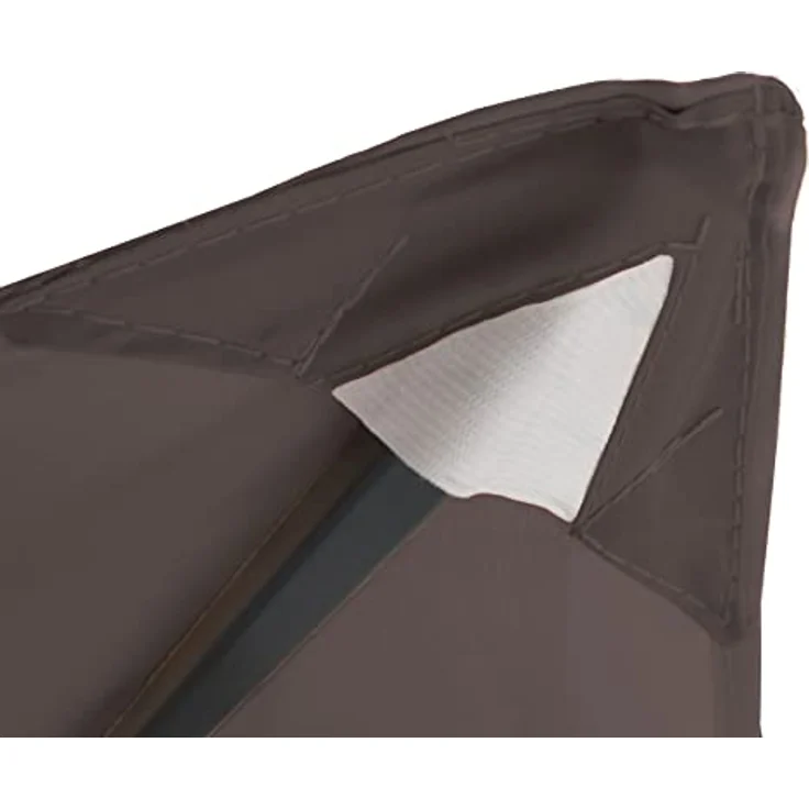 QUICK STAR Ersatzdach 250g für Garten Pavillon 3x3m, taupe/beigegrau RAL 7006, wasserabweisend mit Lüftungsschlitzen – Bild 4