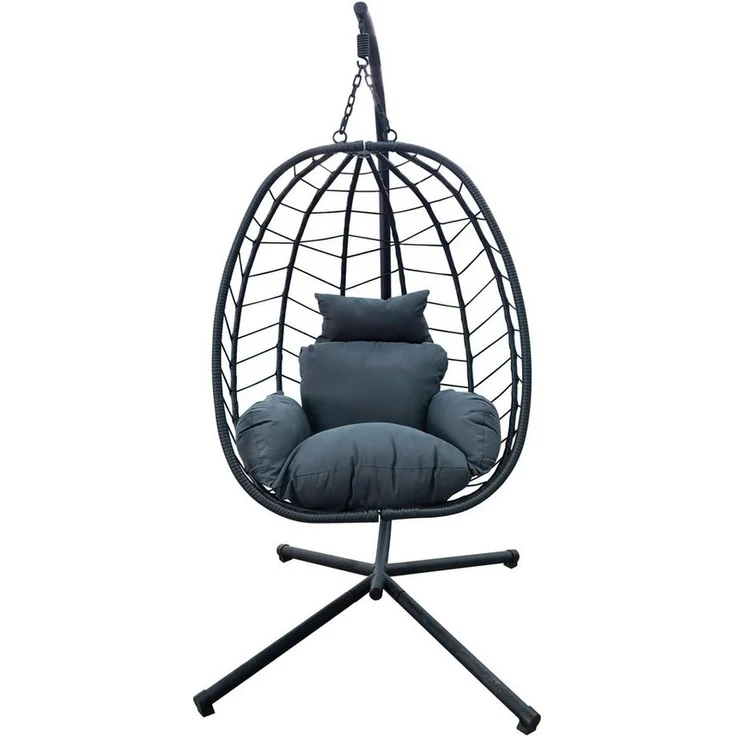 SVITA Hängesessel Hängesessel SHELLY, Outdoor, Mit Gestell, mit Polstern – Bild 2