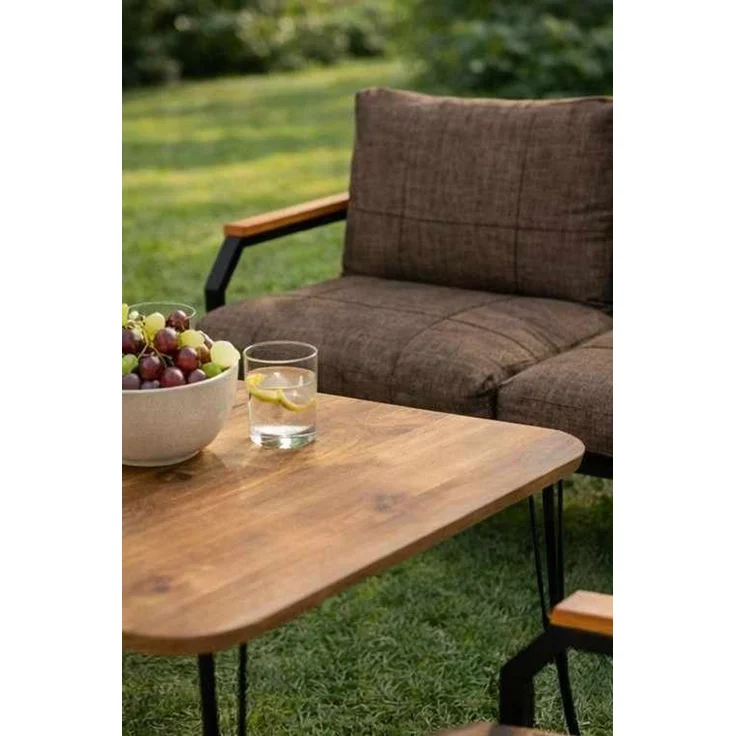 Skye Decor 'Duru - Mink' Garten-Lounge-Set, Nerz, 120 x 70 x 61 cm – Bild 2