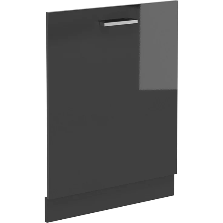 Geschirrspülblende R-Line Anthrazit Hochglanz 60 cm ohne Arbeitsplatte Vicco – Bild 1