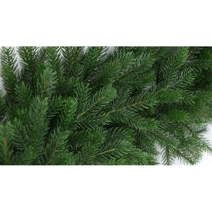 EveXmas Altair Premium Weihnachtsgirlande Grün 220 cm, künstliche Tannengirlande, 147 Zweige, 882 PE-Spritzguss-Triebe, 100% PE, flammhemmend – Bild 5