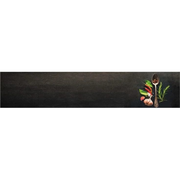 vidaXL Küchenteppich Waschbar Gewürze 60x300 cm Samt 4005613 – Bild 2