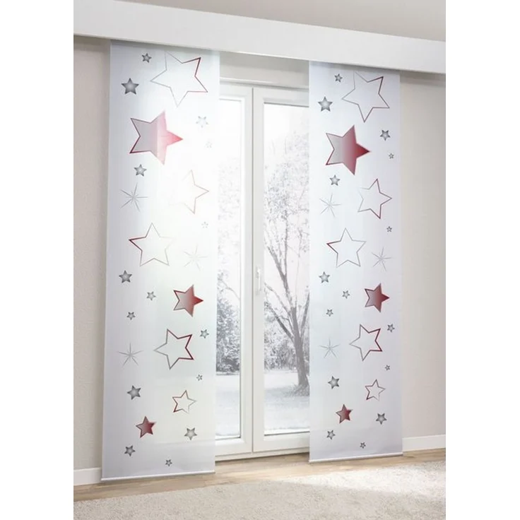 LYSEL® Schiebegardine Sternenspiel (1 St), halbtransparent, HxB 245x60cm – Bild 2