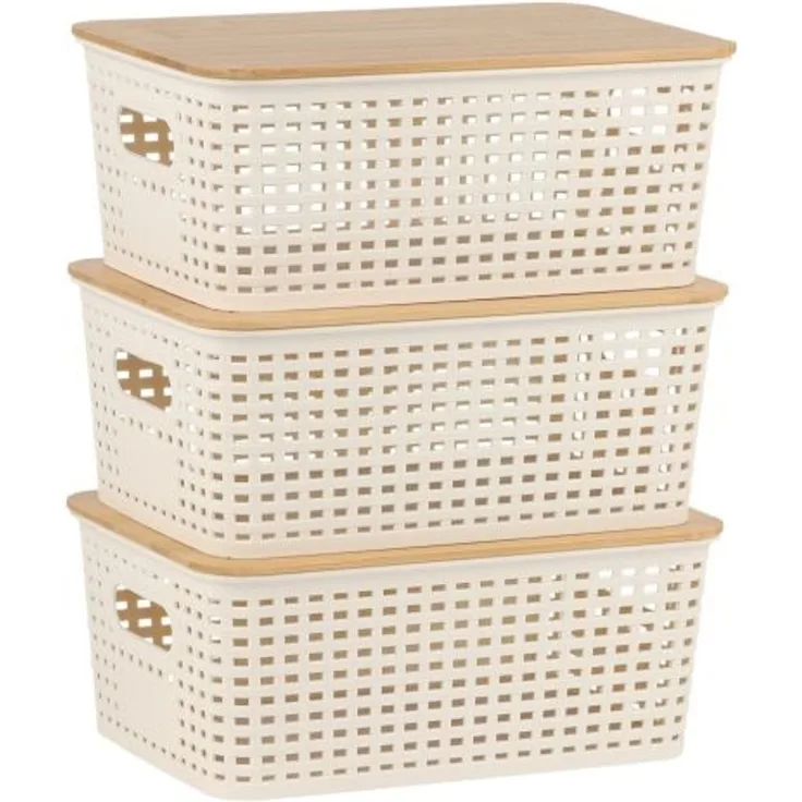 Aufbewahrungsbox mit Bambusdeckel im Set 10053189_8197