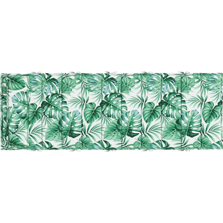 vidaXL Sonnenliegen-Auflage Blattmuster 180x60x4 cm Oxford-Gewebe 361864 – Bild 5