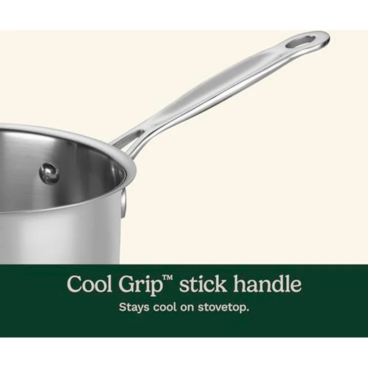 Cuisinart 719-16 Chef's Classic Stainless 1-12-Quart Saucepan with Cover – Bild 4