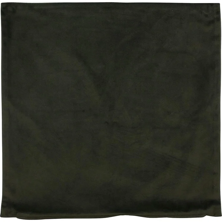 Kissenhülle "Waldhirsch", 45x45 cm, grün in Samt Optik, Kissenbezug mit Hirsch Motiv, Zierkissenbezug – Bild 4