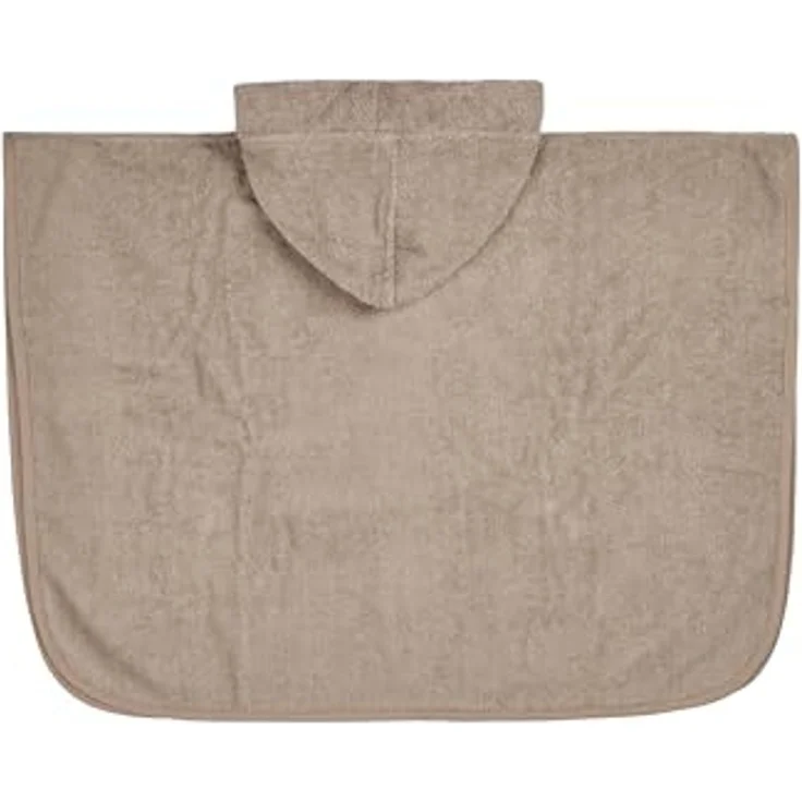 Sterntaler Poncho Bauernhof - Kinder Badeponcho aus saugfähiger Baumwolle - Badetuch zum einfachen drüberziehen - Baby Badeponcho mit Holzknopf und niedlicher Stickerei, sandfarben – Bild 3