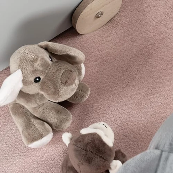 Paco Home Teppich Kinderzimmer Kinderteppich Baby Spielteppich Krabbeldecke Krabbelmatte Weich rutschfest Jungen Mädchen Deko, Grösse:200 cm Rund, Farbe:Pink – Bild 4
