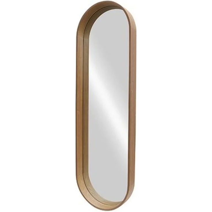riess-ambiente Wandspiegel PORTRAIT 165cm braun – Walnussholz-Design, oval, Ganzkörper (Einzelartikel, 1-St), großzügige Spiegelfläche als Statement – ideal für Ankleide oder Flur – Bild 4