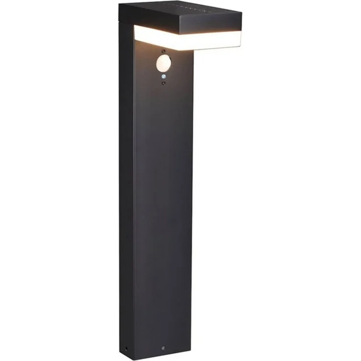 LED's light LED Pollerleuchte 1000561_01 Solar LED-Gehwegleuchte, LED, schwarz mit Bewegungsmelder 3,3W warmweiß – Bild 4