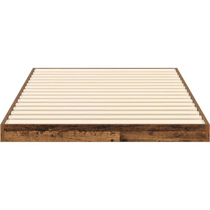 vidaXL Bodenbettrahmen, Altholz Braun, 86,5x190 cm – Bild 6