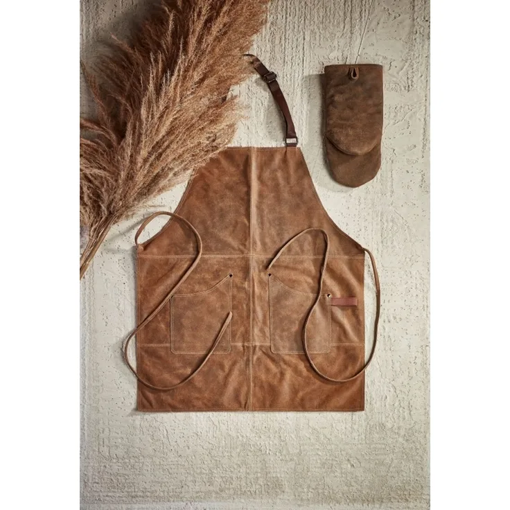 Schürze Vintage Leder HOME