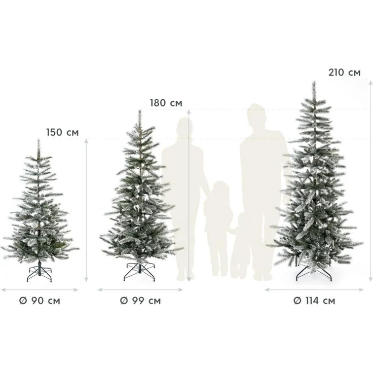 Evergreen Künstlicher Weihnachtsbaum Cedar Frost – Bild 7