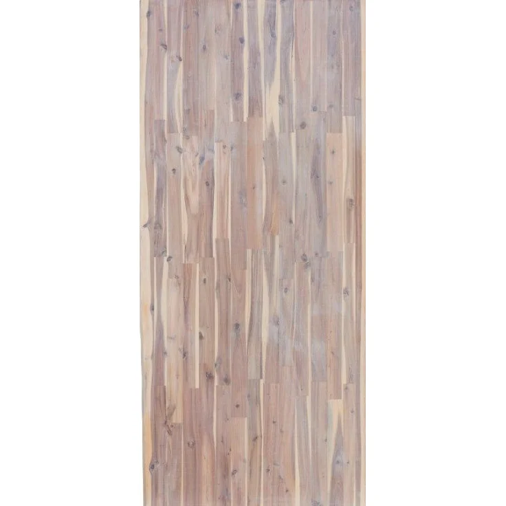 Tischplatte Akazie massiv 220 x 100 cm 38 mm mit natürlicher Kante
