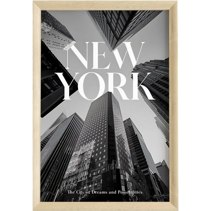 JUSTGOODMOOD Poster Premium ® New York Poster · Wolkenkratzer · ohne Rahmen, Poster in verschiedenen Größen verfügbar – Bild 1