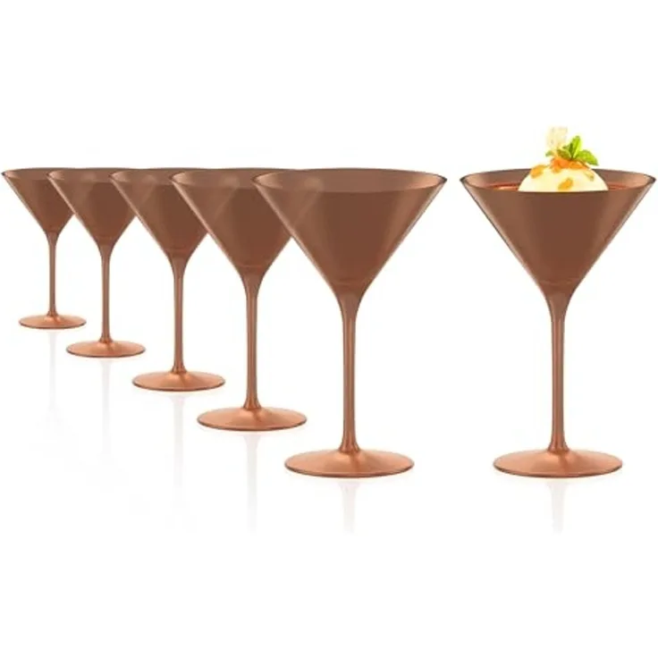 Stölzle Lausitz ELEMENTS Cocktailschale Bronze 6er Set