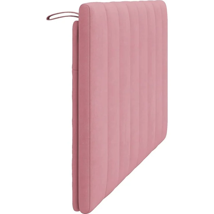 vidaXL Kopfteil-Kissen Rosa 120 cm Samt 374666 – Bild 6
