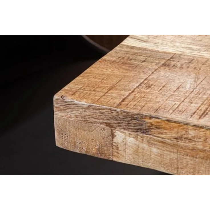 riess-ambiente Esstisch IRON CRAFT 120cm natur / schwarz · bis 4 Personen (Einzelartikel, 1-St), Massivholz · Mangoholz · Eisen · Kufen-Gestell · Industrial Design – Bild 7