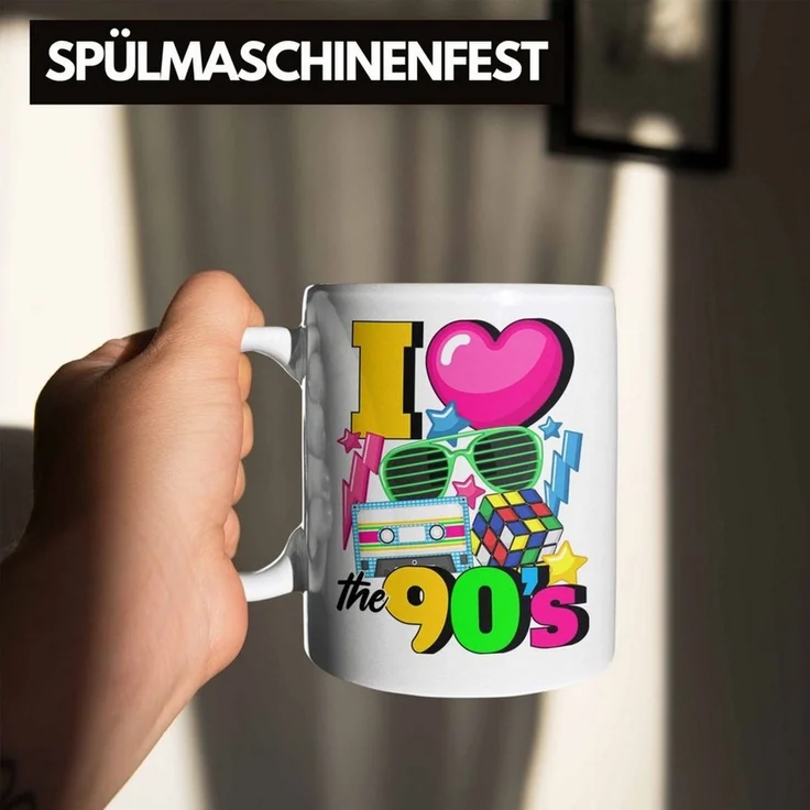 Trendation Tasse Trendation - 90er Jahre Girl Tasse Geschenk 90. Jahre Geschenkdidee Er – Bild 4