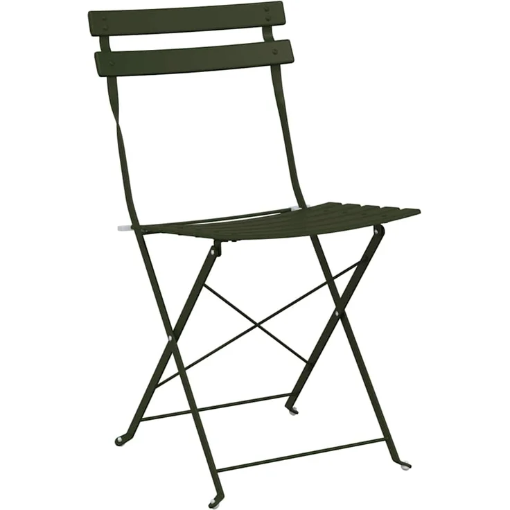 vidaXL Gartenklappstuhl 2 pcs Grün 42 x 46 x 82cm Metall 42002955 – Bild 3