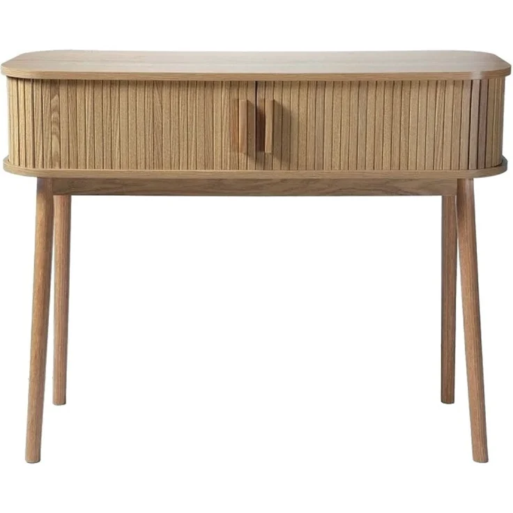 Casâme 'ERNEST' Konsole 2 Schiebetüren B100 cm - Helles Holz – Bild 1