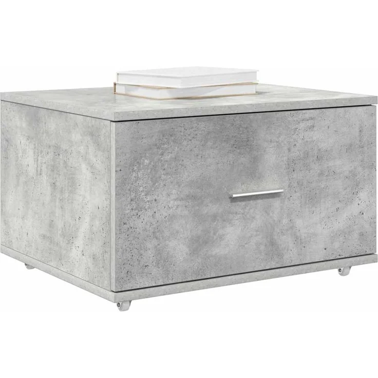 vidaXL Schubladenschrank Mit Rad Beton Grau 55 x 45 x 31 cm 869309 – Bild 3