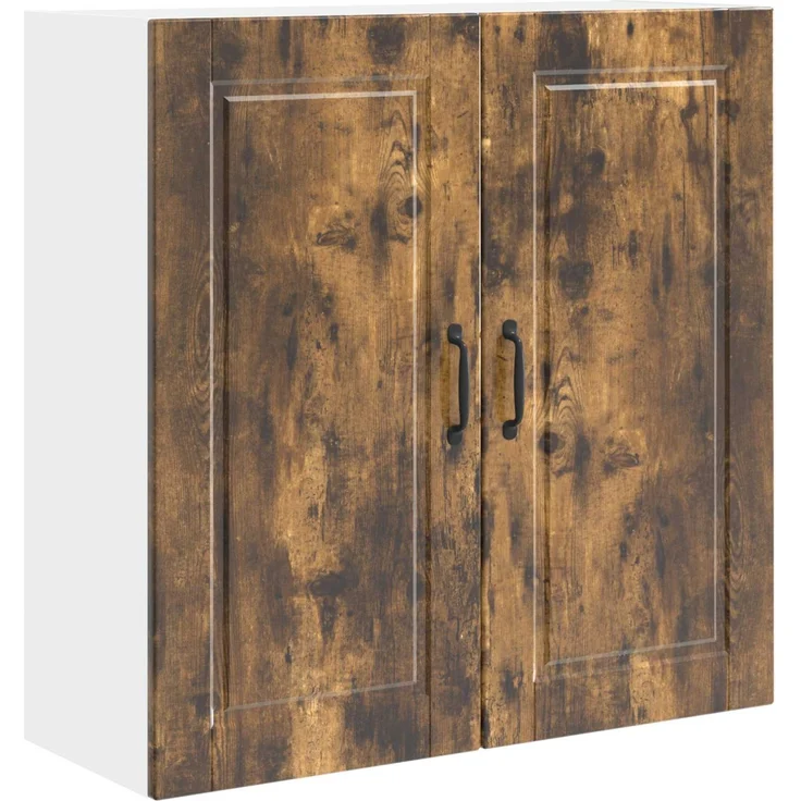 vidaXL Wandschrank PORTO Räuchereiche 80 x 31 x 80 cm Holzwerkstoff 885410 – Bild 2