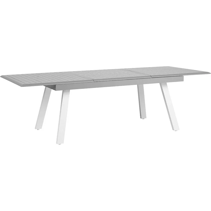 Gartentisch Metall Hellgrau PERETA – Bild 1