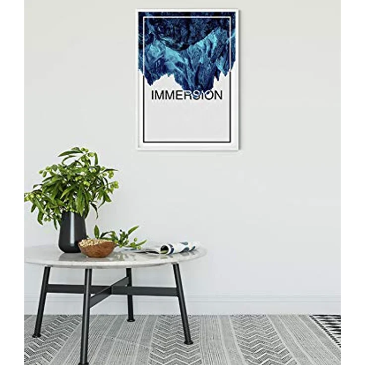 Komar Immersion Blue Wandbild, Poster, Kunstdruck 40x50 cm, fotorealistischer Druck, seidenmattes Premium-Posterpapier, ohne Rahmen – Bild 2