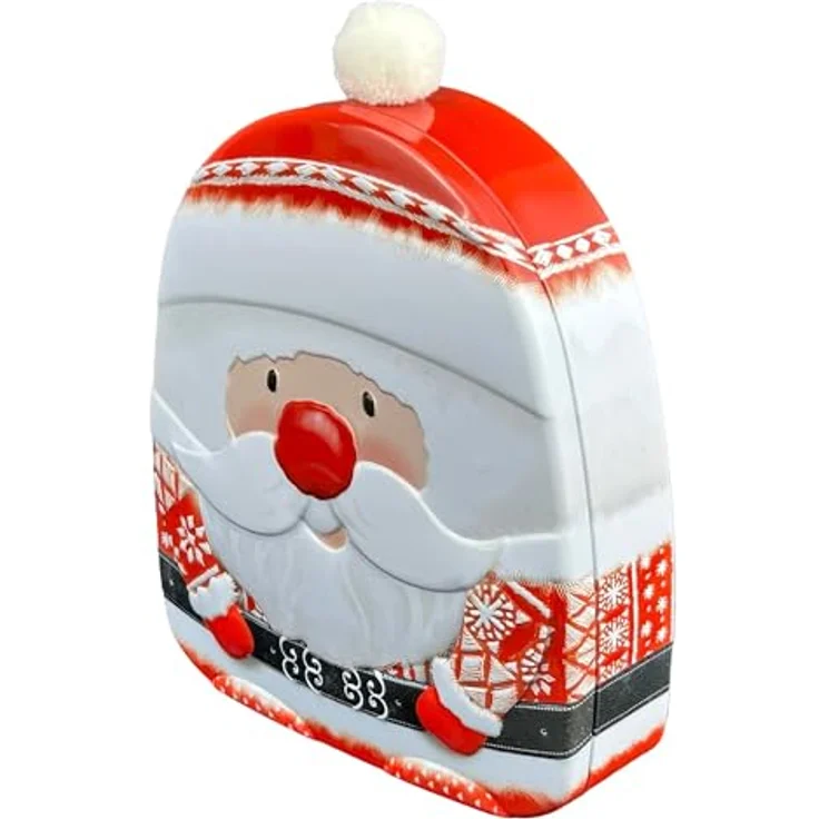 MediMuc Keksdose Santa mit Mütze, Santa mit Mütze – Bild 5